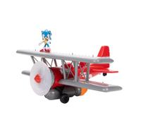 Sega Avioneta biplano Sonic – Incluye figura 6 cm – Luces y sonidos – Jakks Pacific