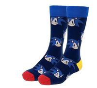 Sonic Calcetines diseño caras Talla 40-46 Cómodos y Suaves - Calcetines con Estilo Único y Licencia Oficial