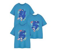 Sonic Camiseta de manga corta azul para niños | Gráfica de cumpleaños | Ropa de Sonic para niños, Azul - Cumpleaños de 4 años, 5-6 años
