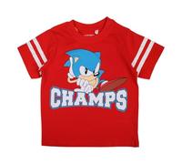 Sonic, Camiseta, Niño, Niña, (4 a 10 años), Polo, Camiseta sin Mangas, Camisa, Estampado, Ropa, Unisex, Niños, Deportes, Transpirable, Modelo Sonic C 5202184 S2-3A, Rouge