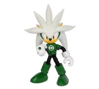Sonic DC x Silver como Linterna Verde 13 cm, Figura de acción, Licencia Oficial Jakks Pacific, Alta articulación y diseño detallado, Packaging para coleccionistas