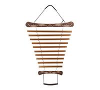 Sonic Energy Campanas de Flujo de meditación para relajar la curación del Sonido con mazo y Bolsa, Madera de Haya, Aluminio, Bronce