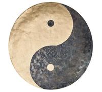 Sonic Energy Gong de viento de 18 pulgadas, Feng Gong con símbolo de Yin & Yang, para orquesta, meditación, sanación con sonido, incluye mazo y funda (WGYY18)