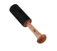 Sonic Energy Mazo resonante de madera con cuenco tibetano, 26 cm, con piel de ante, para cuencos tibetanos (SB-RM-LE-L)
