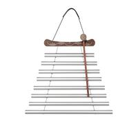 Sonic Energy Meditation Flow Chime - 8 tonos de sonido Cis Moll, 432 Hz, para meditación y terapia, incluye bolsa y mazo (MFC8CSHMIS)