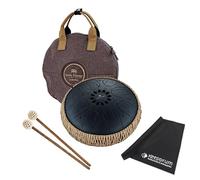 Sonic Energy Meinl MOSTD1BK - Tambor de acero mediano (8 tonos, incluye gamuza de microfibra)