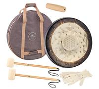 Sonic Energy Sonido Gong Flower of Life de 24 pulgadas, tono C2, 64 Hz, para meditación, yoga, sanación de sonido, incluye bolsa y mazo (GFOL24)