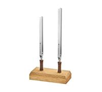 Sonic Energy TCM Therapie - Juego de diapasón de terapia Yin & Yang, 2 piezas, para terapia, fonoforesis, trabajo Qi, incluye soporte, bolsillos (TTF-TCM-YYSET)