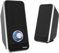 Sonic LS-206 2.0 Altavoces De PC 1.6W, Negro - Hama