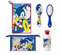 Sonic Neceser Viaje Infantil Azul Sega Oficial 23cm