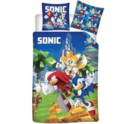 Sonic Niño Funda Nórdica Cama 90 135x200 + Funda Knuckles & Tails