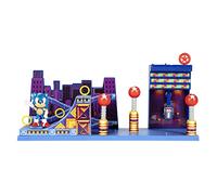 Sonic - Playset Studiopolis con Detalles Lujosos y con la Exclusiva Figura de Acción Articulada “Sonic” de 6 cm - Juguete para Niños con Mecanismos Interactivos Auténticos - Juguete Niños 3 años +