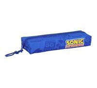 Sonic - Portatodo Rectangular Niño, Estuche Infantil, Estuche Niño, Ideal para Niños en Edad Escolar, Cómodo y Versátil, Calidad y Resistencia, 22x7x40 cm