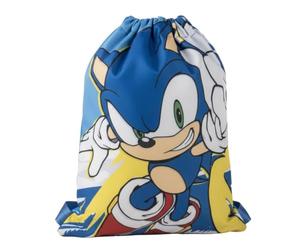 Sonic Saquito Escolar Mochila Cordón Niño Sega Oficial | 100% poliéster ligero · Cierre cordón · Ideal gimnasia y extraescolares · Licencia Sega oficial Sonic