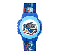 Sonic SNC4316 - Reloj Digital de Cuarzo para niño (Correa de plástico), Color Azul, Azul, Japonés