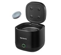 Sonic Spa Go Limpiador ultrasónico inalámbrico para retenedores, alineadores y dentaduras postizas, color negro