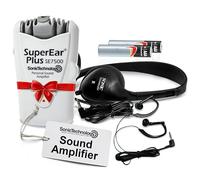 Sonic SuperEar Plus SE7500 amplificador de sonido personal con el caso, Auriculares y Discreet auriculares