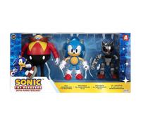 Sonic Cycles - Multipack de figuras 10 cm: Sonic, Doctor Eggman, Mecha Sonic - Juguete 3+