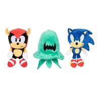 Sonic The Hedgehog 9-Inch Plush classic collectible Sonic Mighty & Jade Wisp 3-Pack