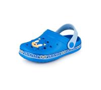 Sonic The Hedgehog Boys Zuecos Niños Slip On Calzado con Sonic Novelty Charms en Azul Sandalias Gamer Sliders Correa Ajustable