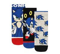 Sonic The Hedgehog Calcetines Paquete de 3 para Niños Multicolor 31-36