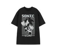 Sonic The Hedgehog Camiseta Hombre, póster japonés, Juego Superior X-Large