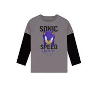 Sonic The Hedgehog Camiseta Niño, Camiseta Manga Larga para Gamers, Camisetas Niño De Sonic, Camisetas Niños De Algodón