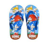 Sonic The Hedgehog Chanclas para Niños, Sandalias de Verano para Niños Diseño Knuckles Tails y Sonic el Erizo Regalo para Niños, Talla EU 34/35, STH-6380