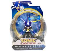 Sonic The Hedgehog Figura de Sonic Neo Metal con Varita Eléctrica Jakks 42308