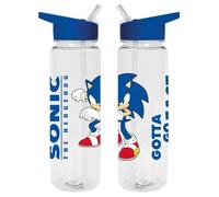 Sonic the Hedgehog (Gotta Go Fast Design) - Botella de agua de plástico de 700 ml, botella de agua para niñas, botella de agua para niños, botella de agua para niños, producto oficial