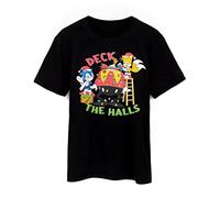 Sonic The Hedgehog Hombre Camiseta Navidad Adultos Deck The Halls Top