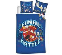 Sonic The Hedgehog Juego De Ropa De Cama Reversible 135 X 200 Cm 100% Algodón