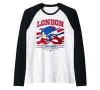 Sonic The Hedgehog London Calling Souvenir Travel Camiseta Manga Raglan