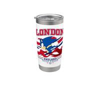 Sonic the Hedgehog London Calling Souvenir Travel Vaso térmico de acero inoxidable de doble pared