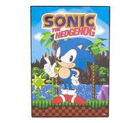Sonic The Hedgehog - Luz para pósteres, alimentada por USB con cable incluido, tamaño A4. El erizo favorito de todos en la icónica zona de Green Hill. Producto oficial de Sonic The Hedgehog Retro