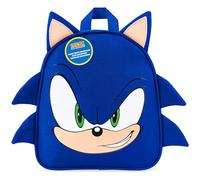 SONIC THE HEDGEHOG Mochila Infantil para Niños y Niñas Knuckles Shadow Mochilas para la Guarderia Preescolar Regalos Originales (Azul Sonic)