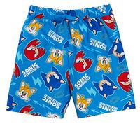 Sonic The Hedgehog Pantalones Cortos de natación niños, bañadores para niños, Pantalones Cortos para Vacaciones, Playa, Piscina