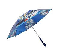 Sonic The Hedgehog Paraguas para niños - Brolly de cúpula transparente para niños con diseño Gotta Go Fast, mango en J de seguridad, regalo de mercancía sónico