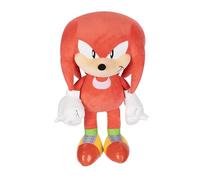 Sonic The Hedgehog, Peluche Knuckles Gigante de 45cm de Altura, Suave de Primera Calidad, Recomendado para Mayores de 3 años, Juguete de Peluche Coleccionable, de Jakks Pacific