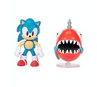 Sonic The Hedgehog- Plyset Sonic Figuras de acción, Color Zona de batería voladora, 6 cm (puremood 414424)