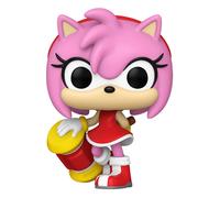 Sonic The Hedgehog Pop Games Vinile Figura Amy Rose 9 Cm Funko