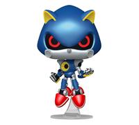 Sonic The Hedgehog Pop Games Vinile Figura Metal Sonic 9 Cm Funko