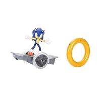 Sonic The Hedgehog - Radio Control Sonic - Sonic Desmontable de 15 cm - Incorpora Luces - Juguete Niños 4 Años +