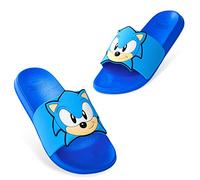 SONIC THE HEDGEHOG Sandalias Niño Verano - Zapatillas Casa Niño Verano - Chanclas Playa Niño - Chanclas Piscina Niños Tallas 28-34 (Azul, 30)