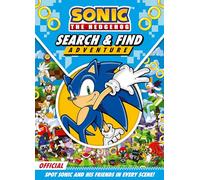 Sonic the Hedgehog Search & Find Adventure: New for 2025! Look for Sonic and his friends on every action-packed spread! The perfect gift for kids aged 5, 6, 7, 8, 9