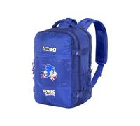 Sonic The Hedgehog - Sega Action-Mochila Mercury Viaje Cabina Avión 40x20x25cm, Azul, Capacidad 20 L