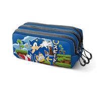 Sonic The Hedgehog - Sega Greenhill-Estuche Portatodo Trick Fan 2.2, Multicolor, 23 x 11 cm