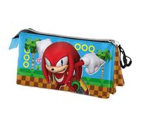 Sonic the hedgehog - sega knuckles run-estuche portatodo triple, multi