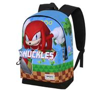 Sonic The Hedgehog - SEGA Knuckles Run-Mochila HS Fan 2.2, Multicolor, 31 x 44 cm, Capacidad 24 L