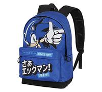 Sonic The Hedgehog - SEGA Sega-Sonic On the Run-Mochila HS FAN 2.0, Azul, 30 x 41 cm, Capacidad 22 L